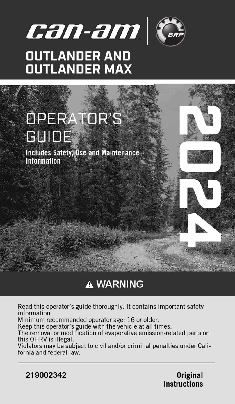 BRP can-am OUTLANDER 2024 Operator's guide