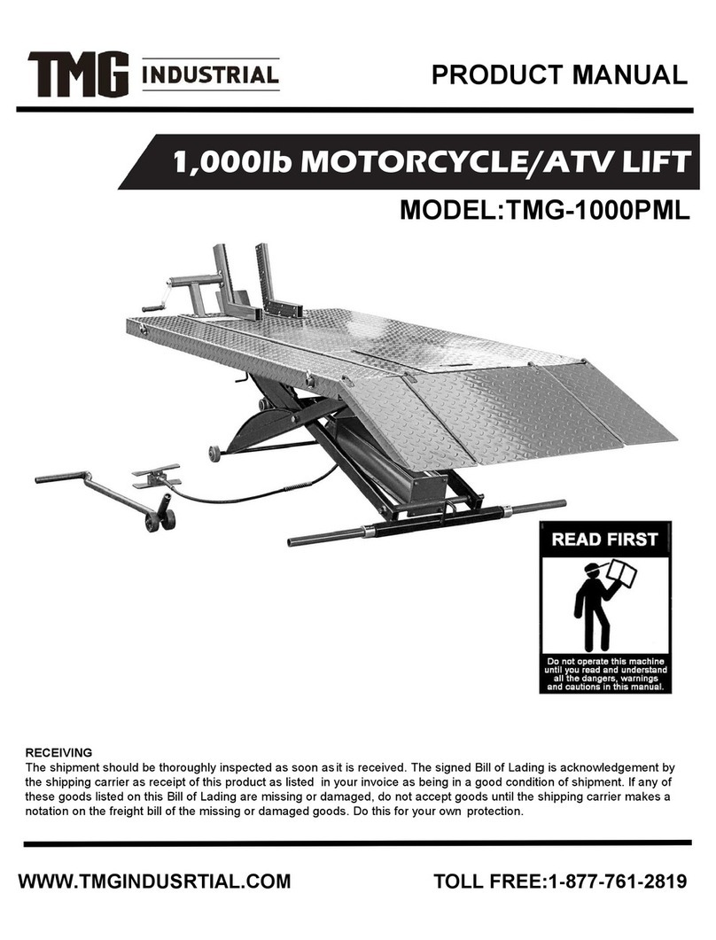 TMG TMG-1000PML User manual