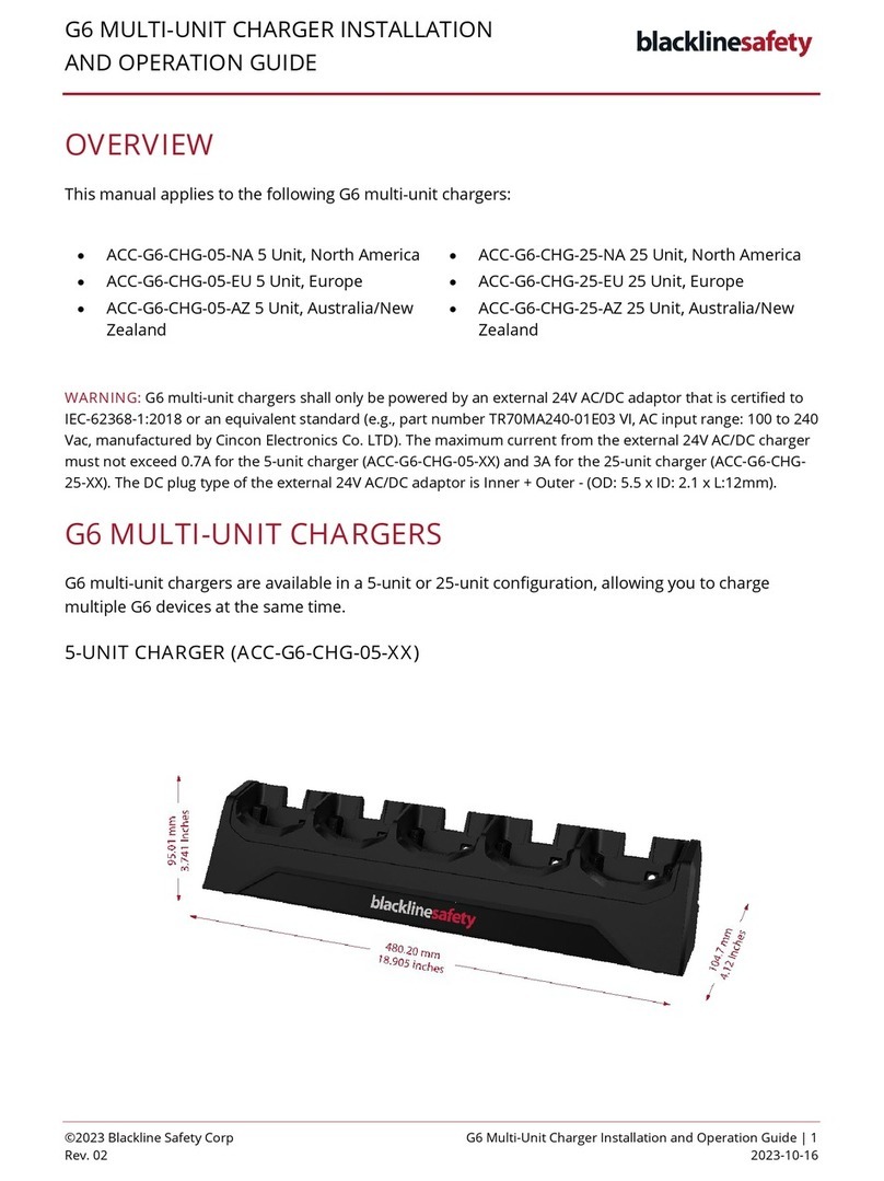 Black Line G6 Operating instructions