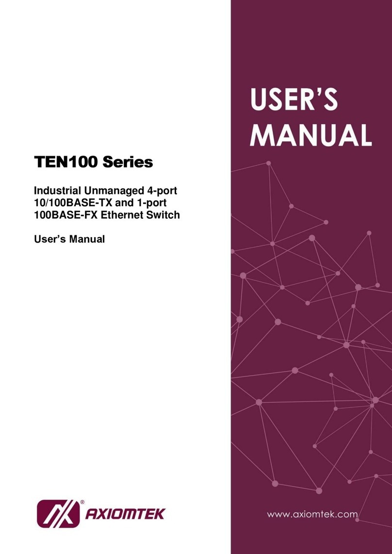 AXIOMTEK TEN100 Series user manual