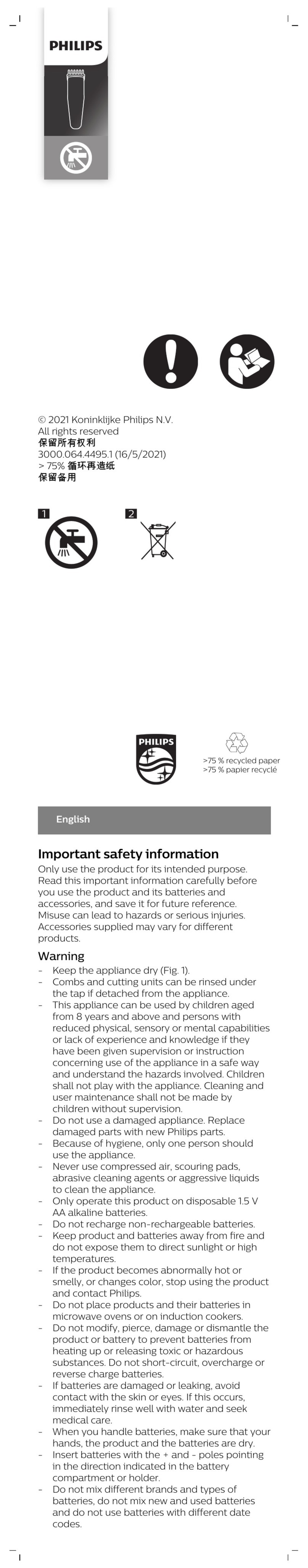 Philips NT3650 User manual