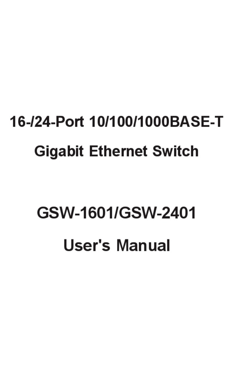 Planet GSW-1601 user manual