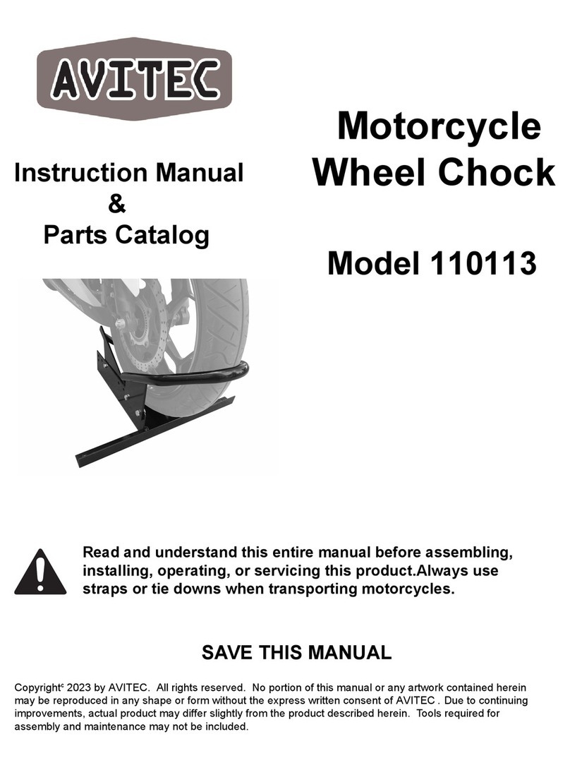 Avitec 110113 Instruction manual parts catalog Avitec 110113 Instruction manual parts catalog