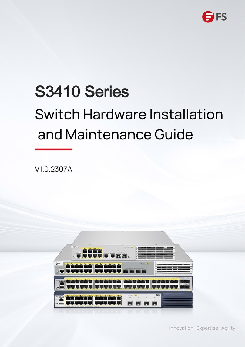 FS S3410 Series Hardware installation and maintenance guide