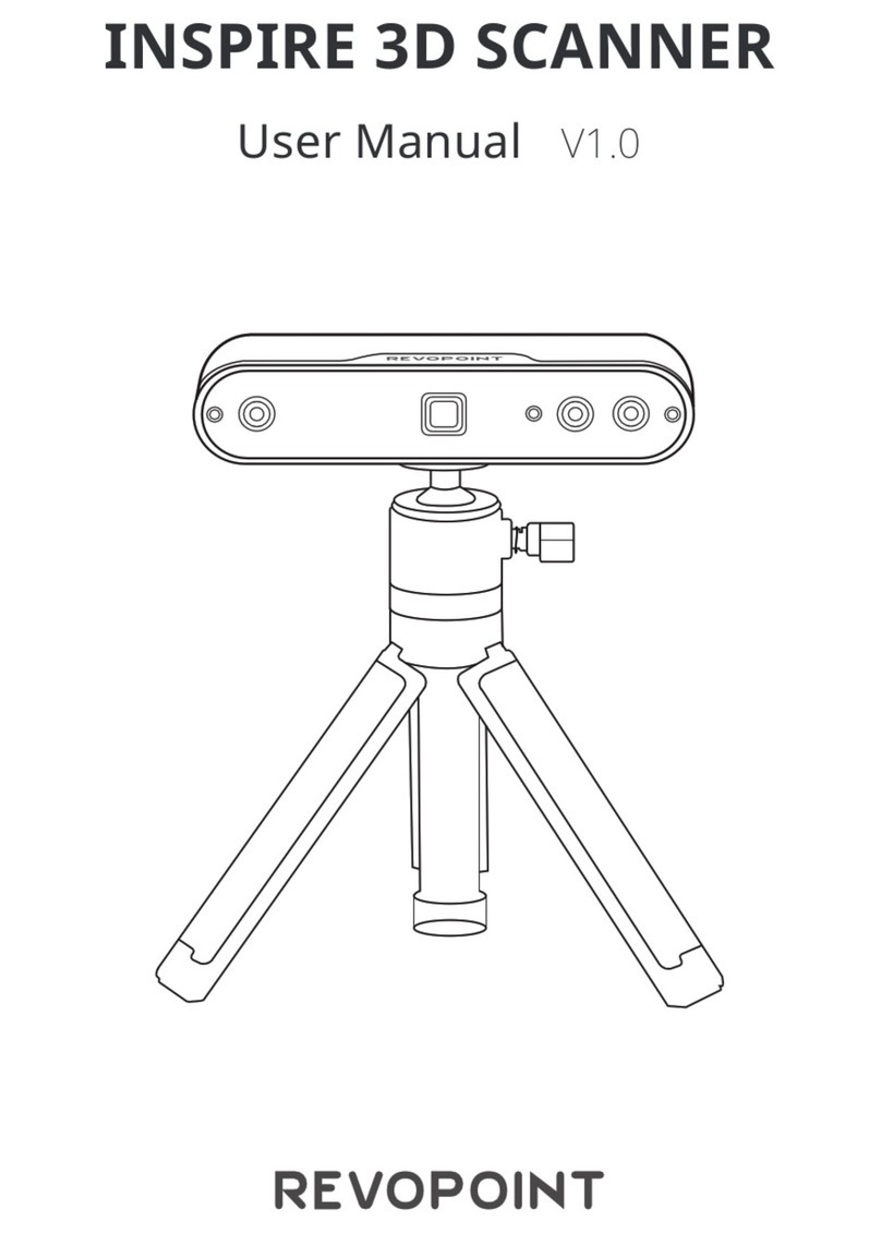 Revopoint INSPIRE 3D SCANNER user manual