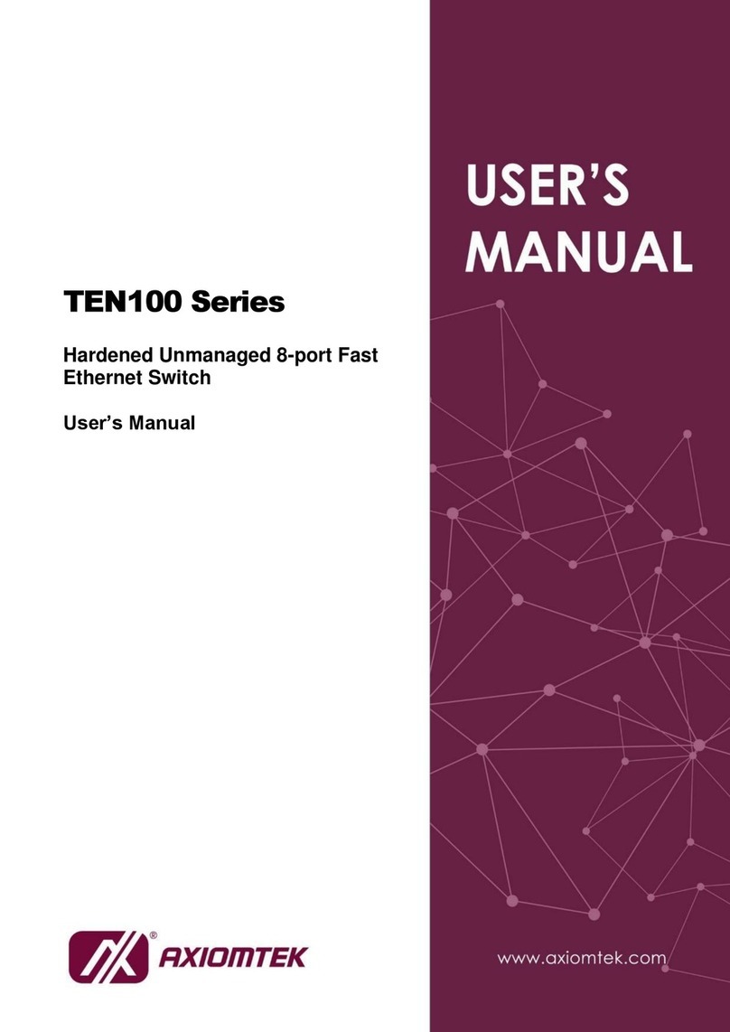 AXIOMTEK TEN100 Series User manual