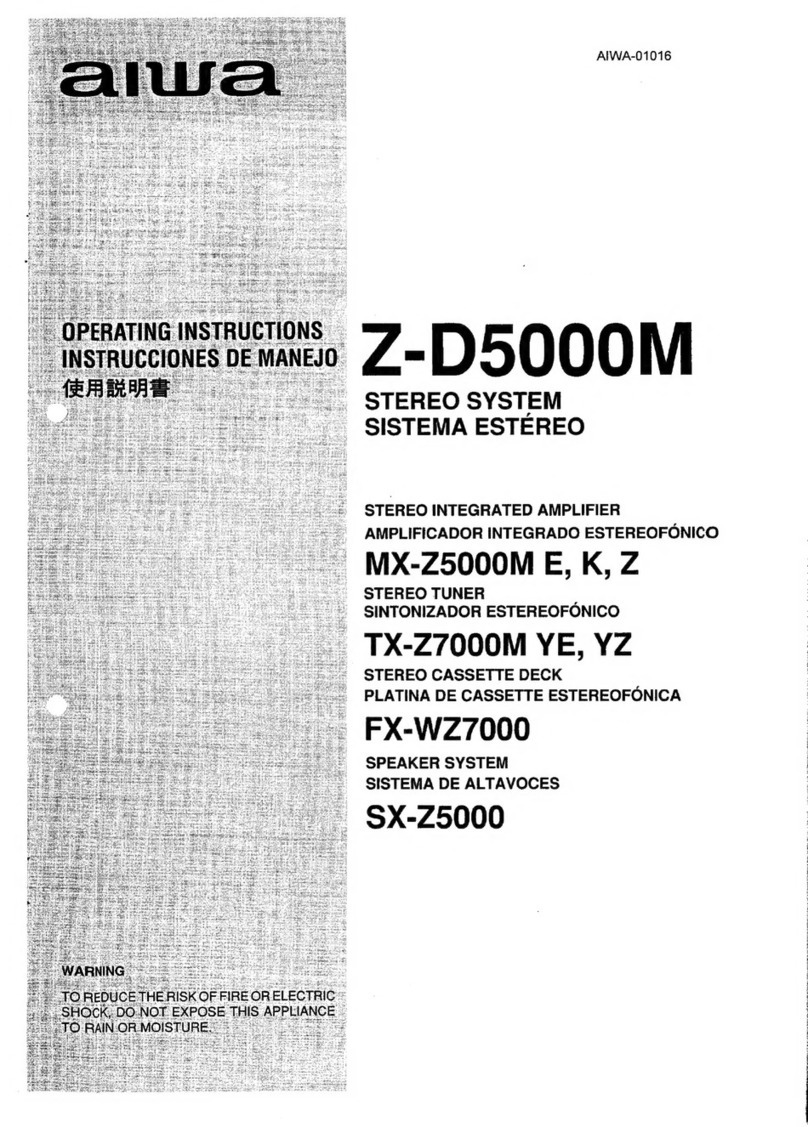 Aiwa Z-D5000M User manual