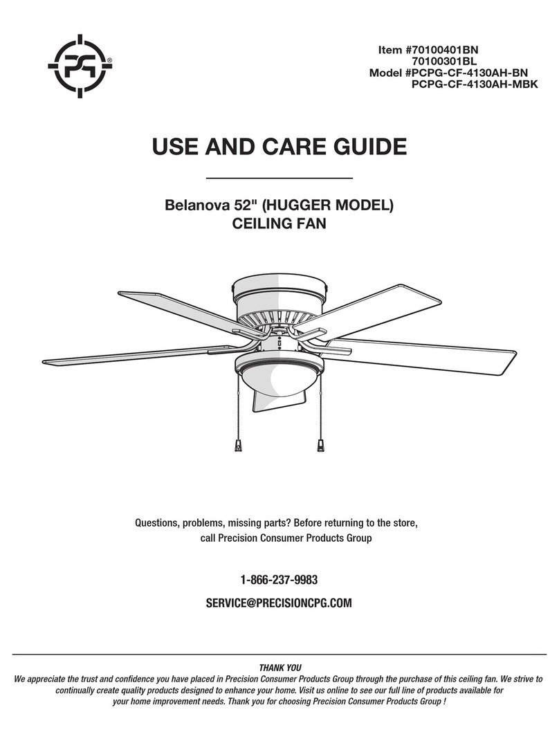 Precision Consumer Products Belanova PCPG-CF-4130AH-BN Use and care guide Precision Consumer Products Belanova PCPG-CF-4130AH-BN Use and care guide