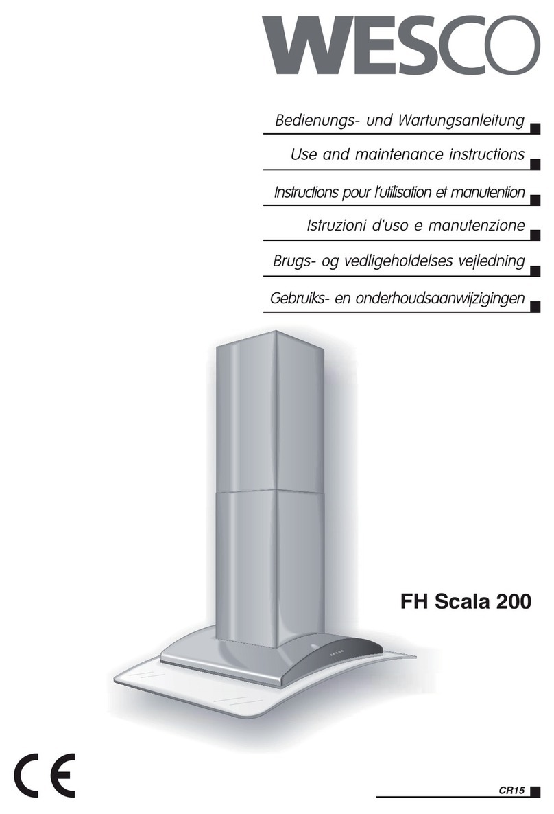 Wesco FH Scala 200 Use and maintenance instructions