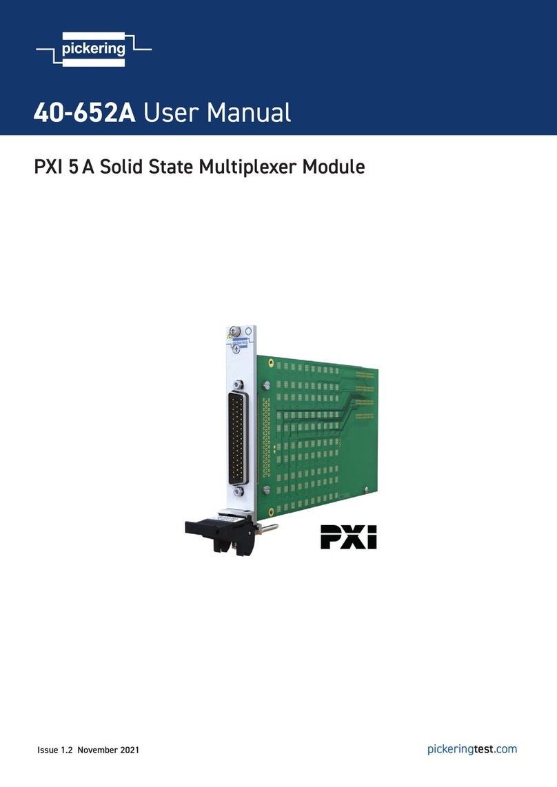 Pickering 40-652A User manual Pickering 40-652A User manual