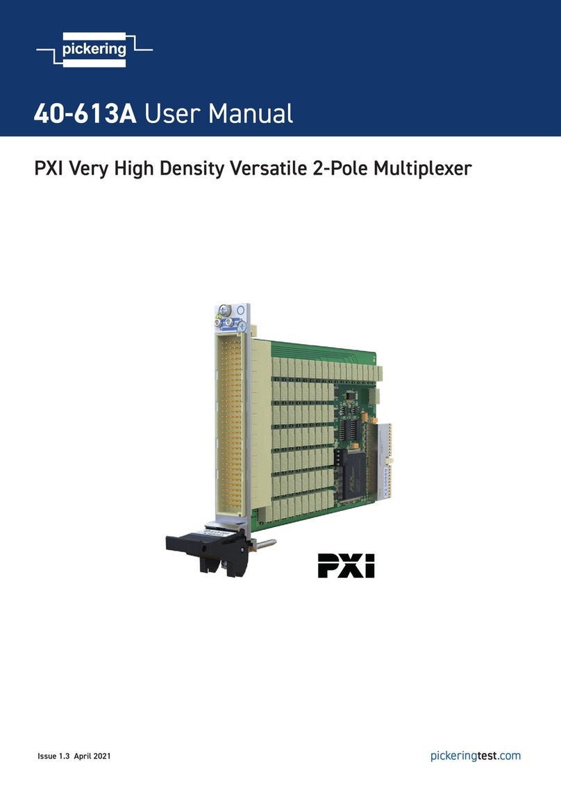 Pickering 40-613A user manual