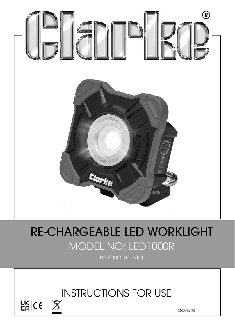 Clarke LED1000R User manual
