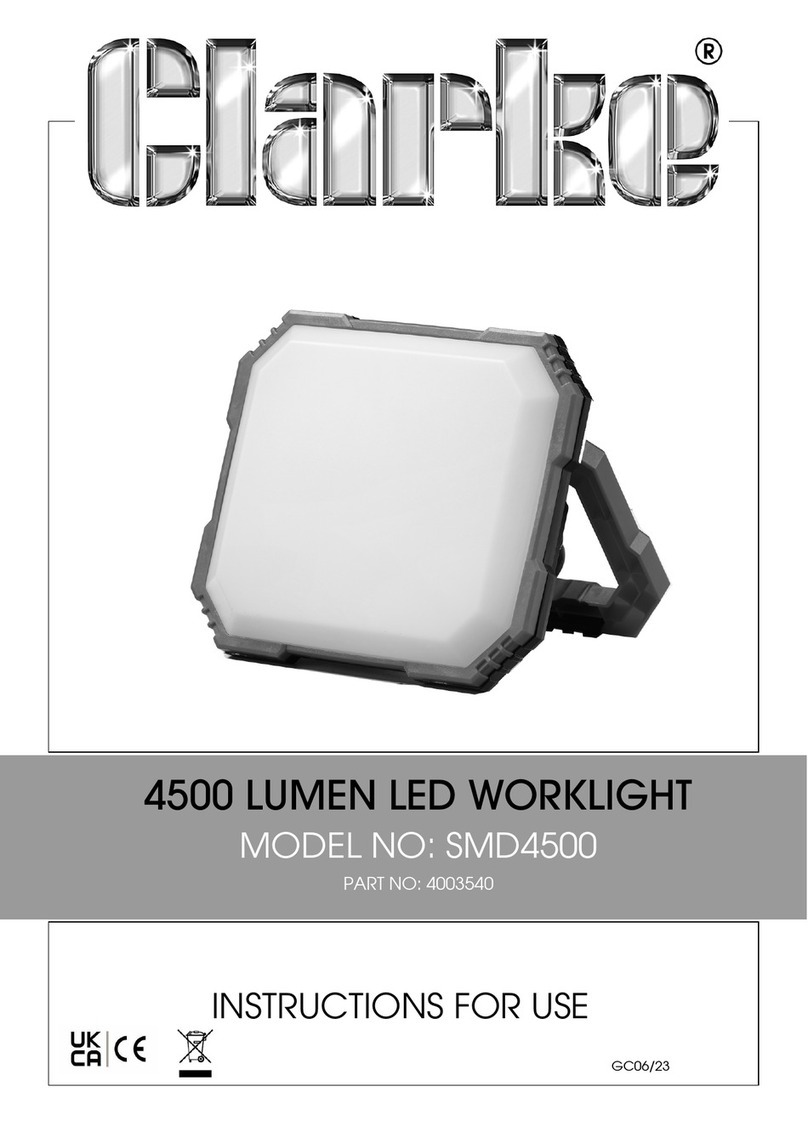 Clarke SMD4500 User manual Clarke SMD4500 User manual