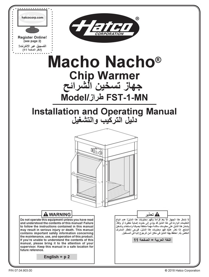 HATO Macho Nacho FST-1-MN Installation and operating manual