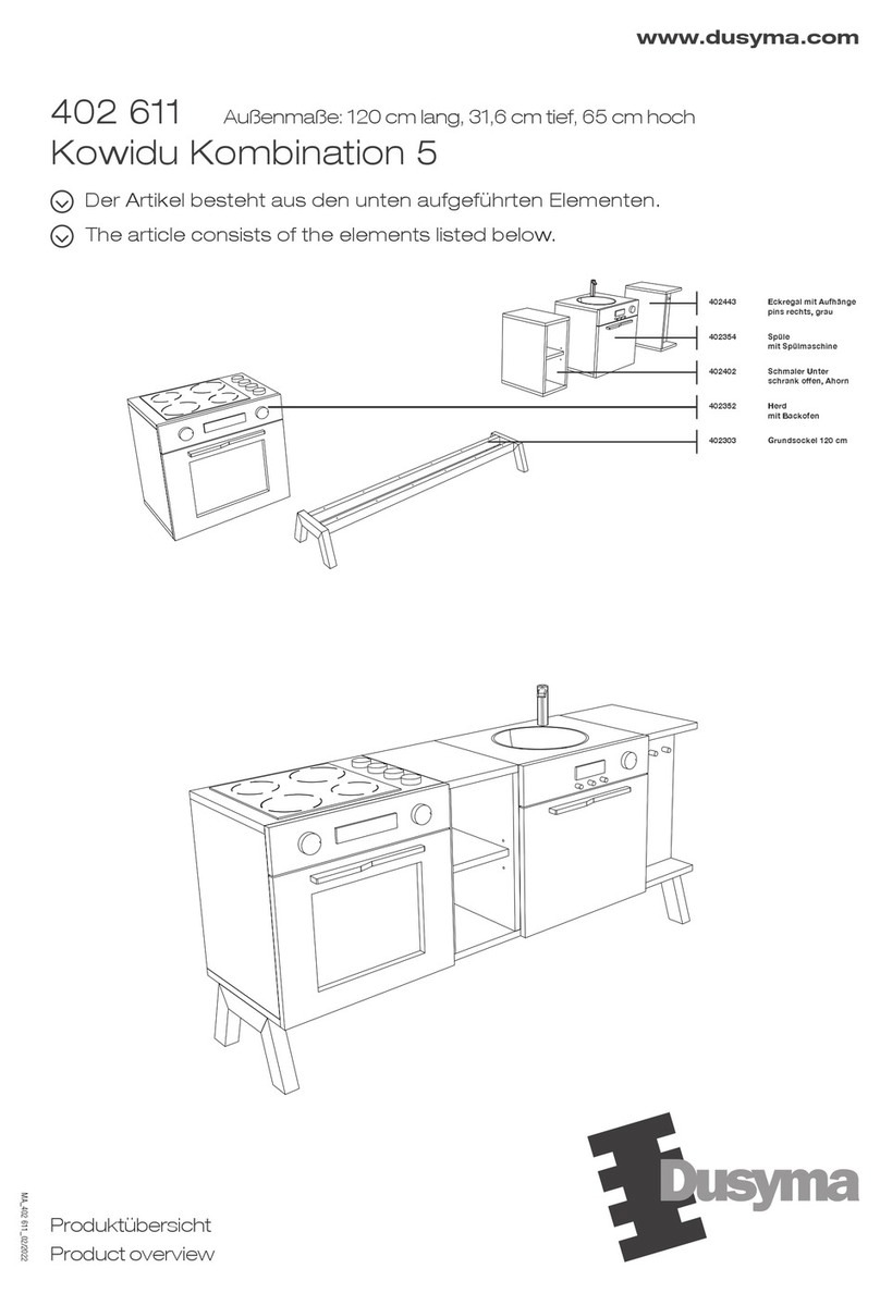 Dusyma 402 611 Assembly instructions