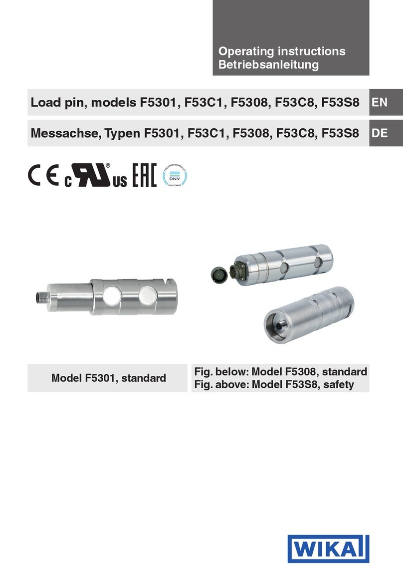 WIKA F5301 operating instructions