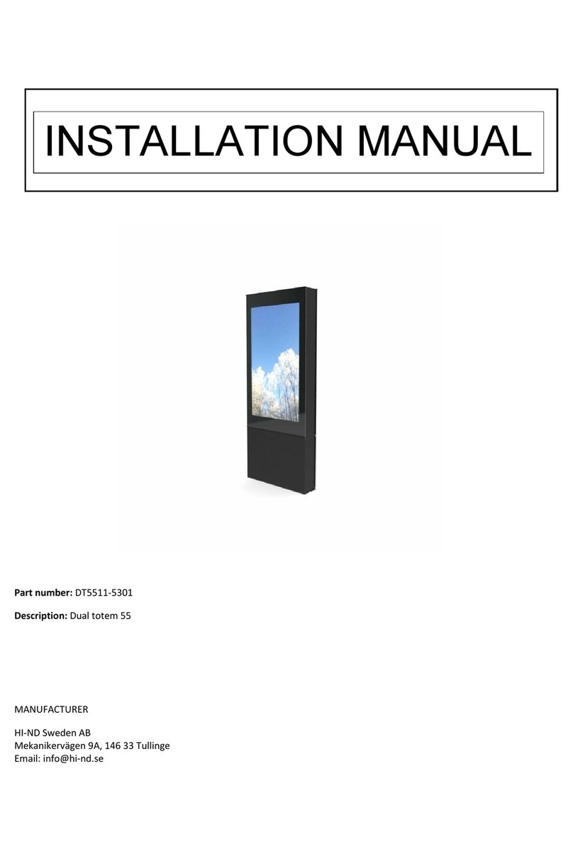 HI-ND Dual totem 55 installation manual