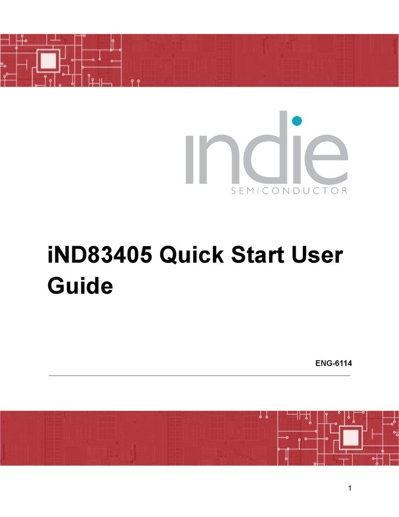 indie iND83405 Quick start user guide indie iND83405 Quick start user guide