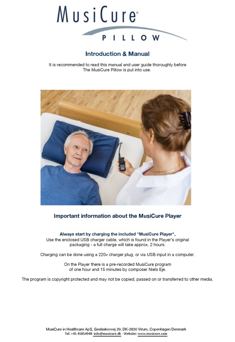 MusiCure PILLOW manual