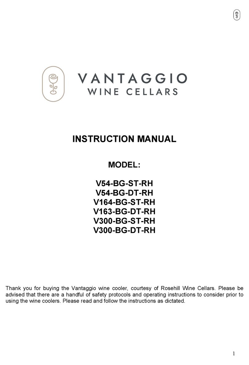 VANTAGGIO V54-BG-ST-RH instruction manual