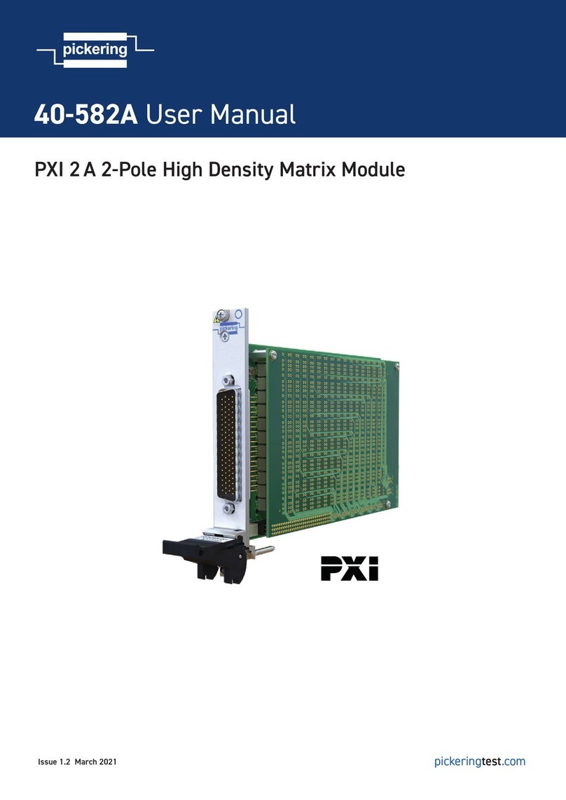 Pickering 40-582A user manual