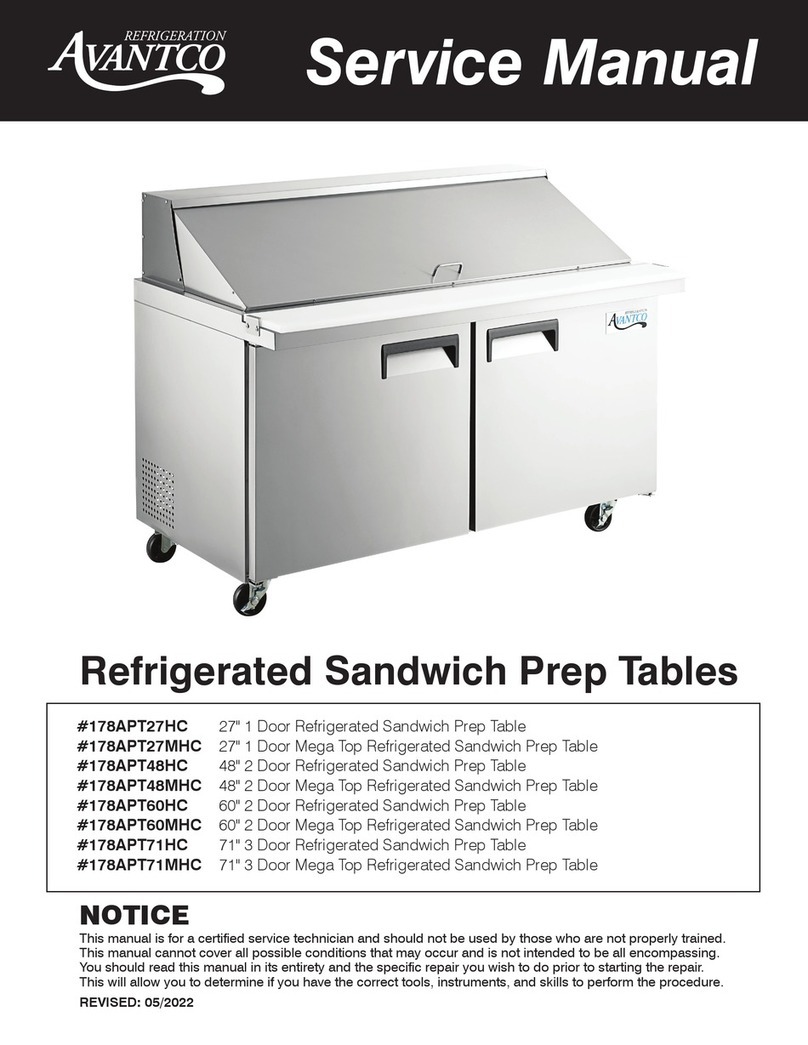 Avantco 178APT27HC User manual