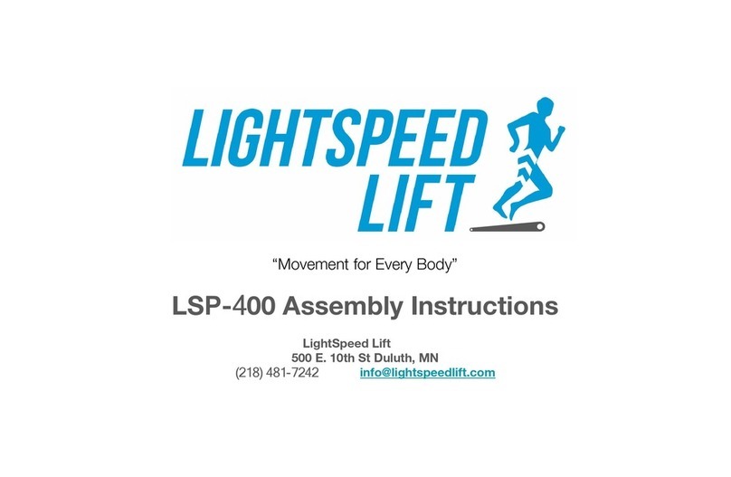 Lightspeed LSP-400 Assembly instructions