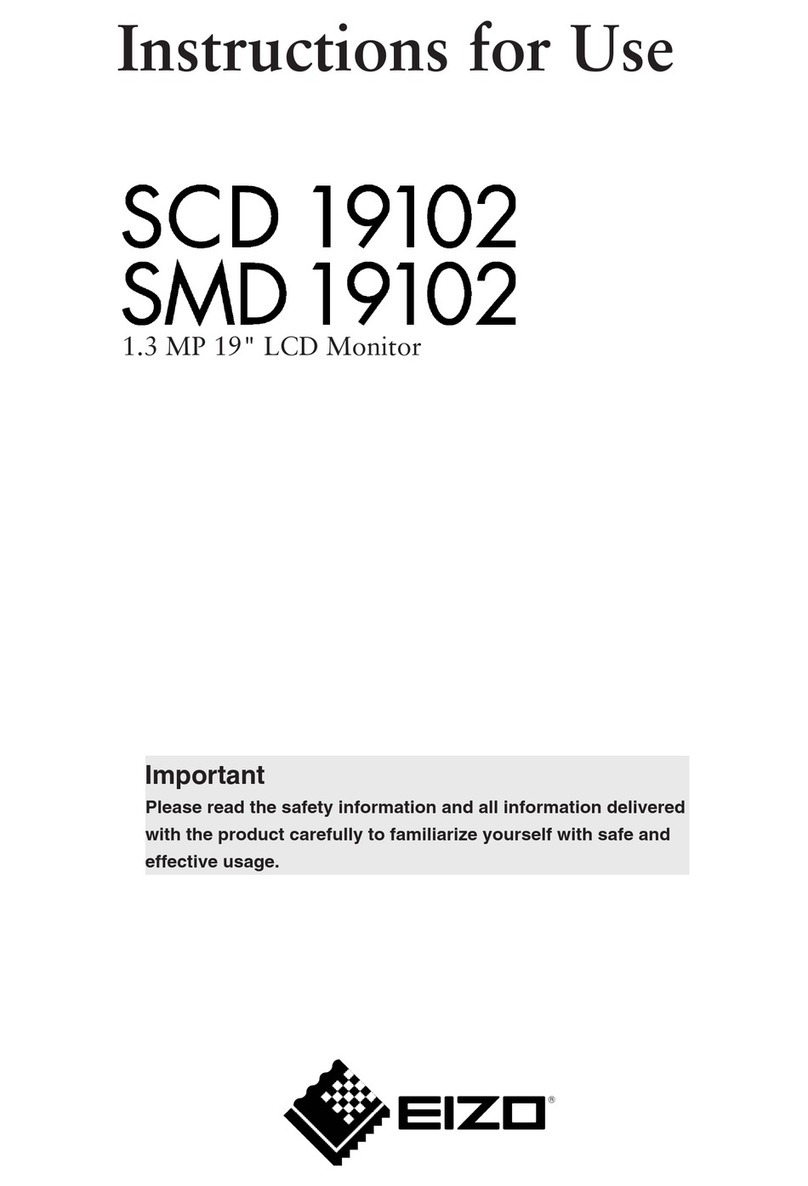Eizo SCD 19102 User manual