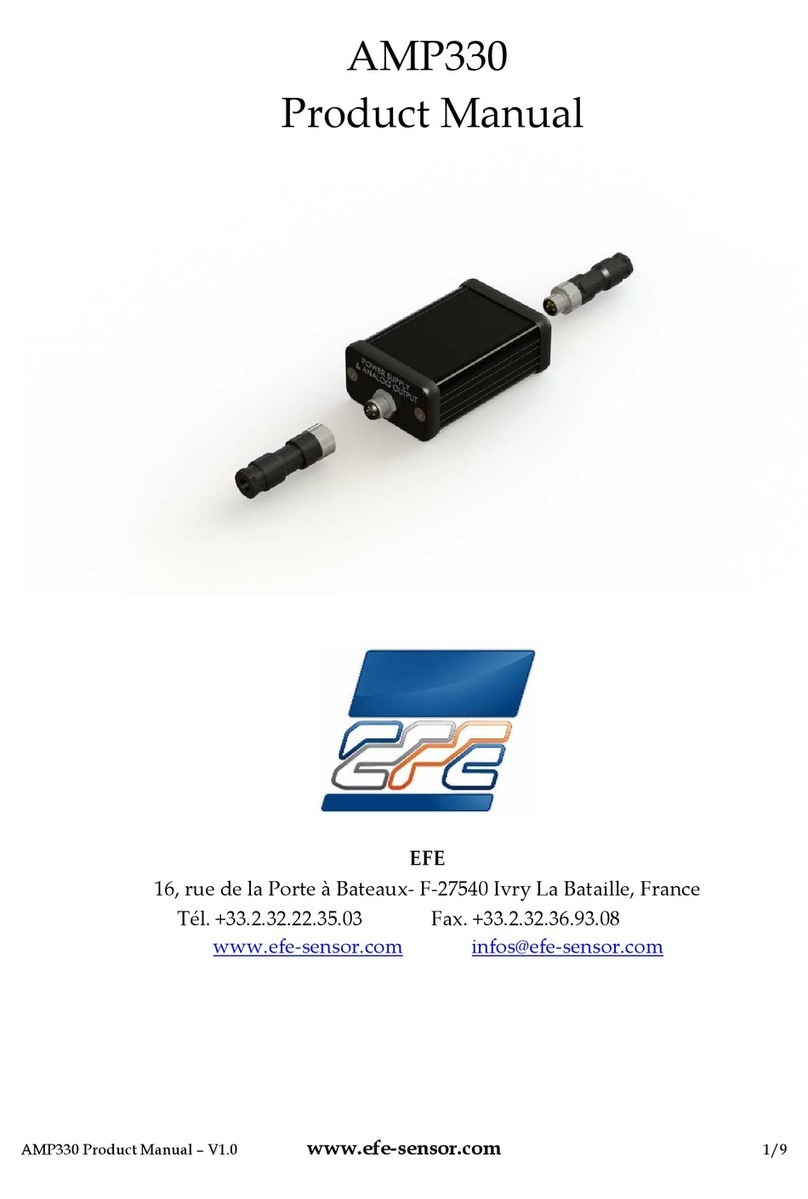 EFE AMP330 product manual EFE AMP330 product manual