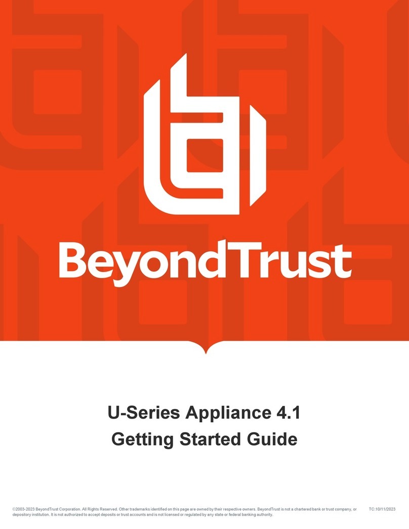 BeyondTrust U Series User manual