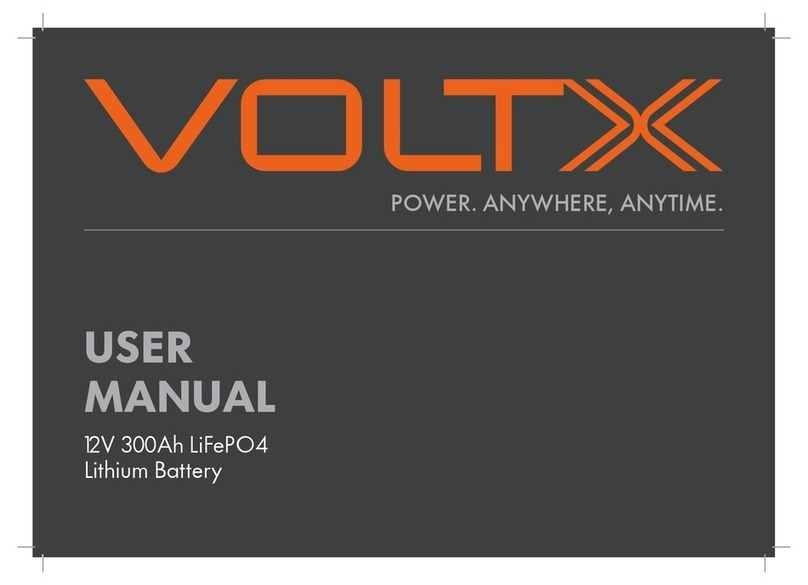 VOLTX 12V 300Ah Pro user manual