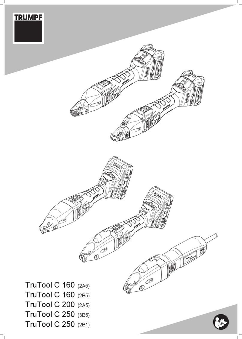 Trumpf TruTool C 160 manual