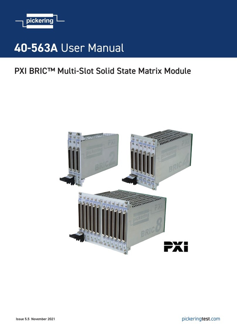 Pickering PXI BRIC 40-563A User manual Pickering PXI BRIC 40-563A User manual