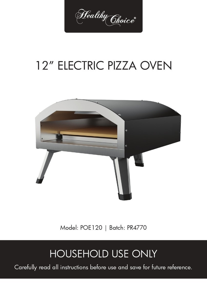 Healthy Choice POE120 manual