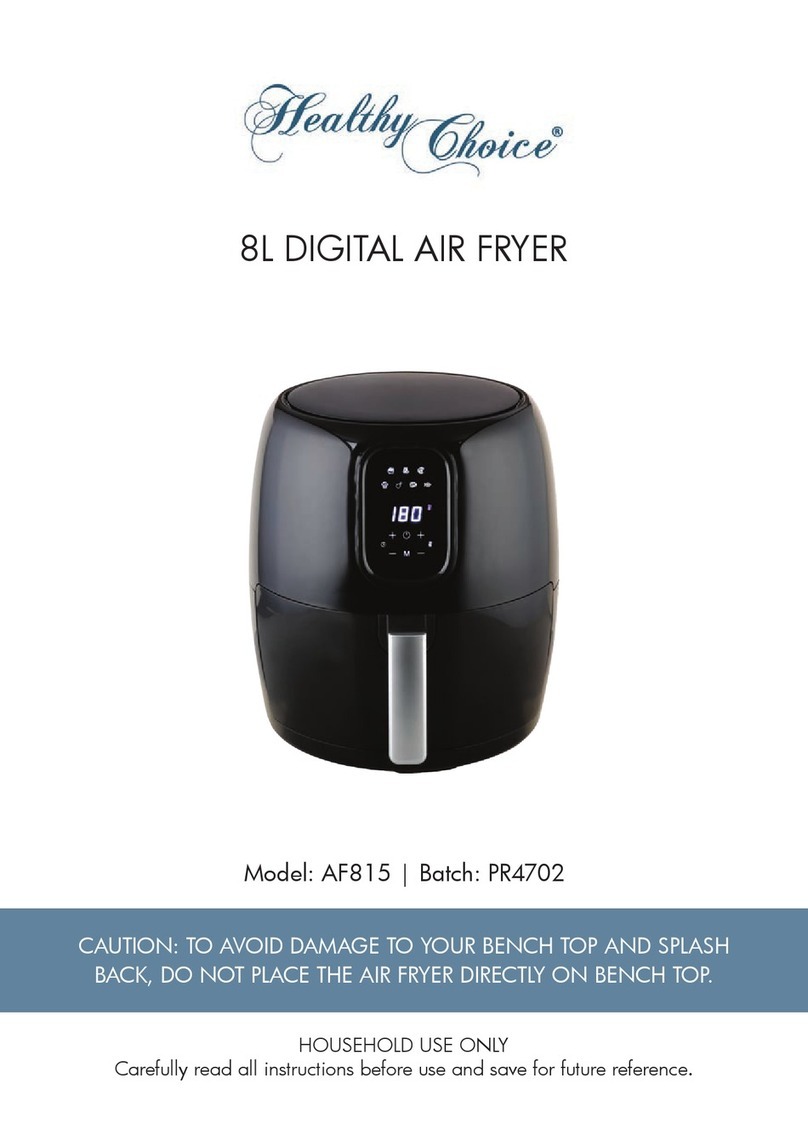 Healthy Choice AF815 manual