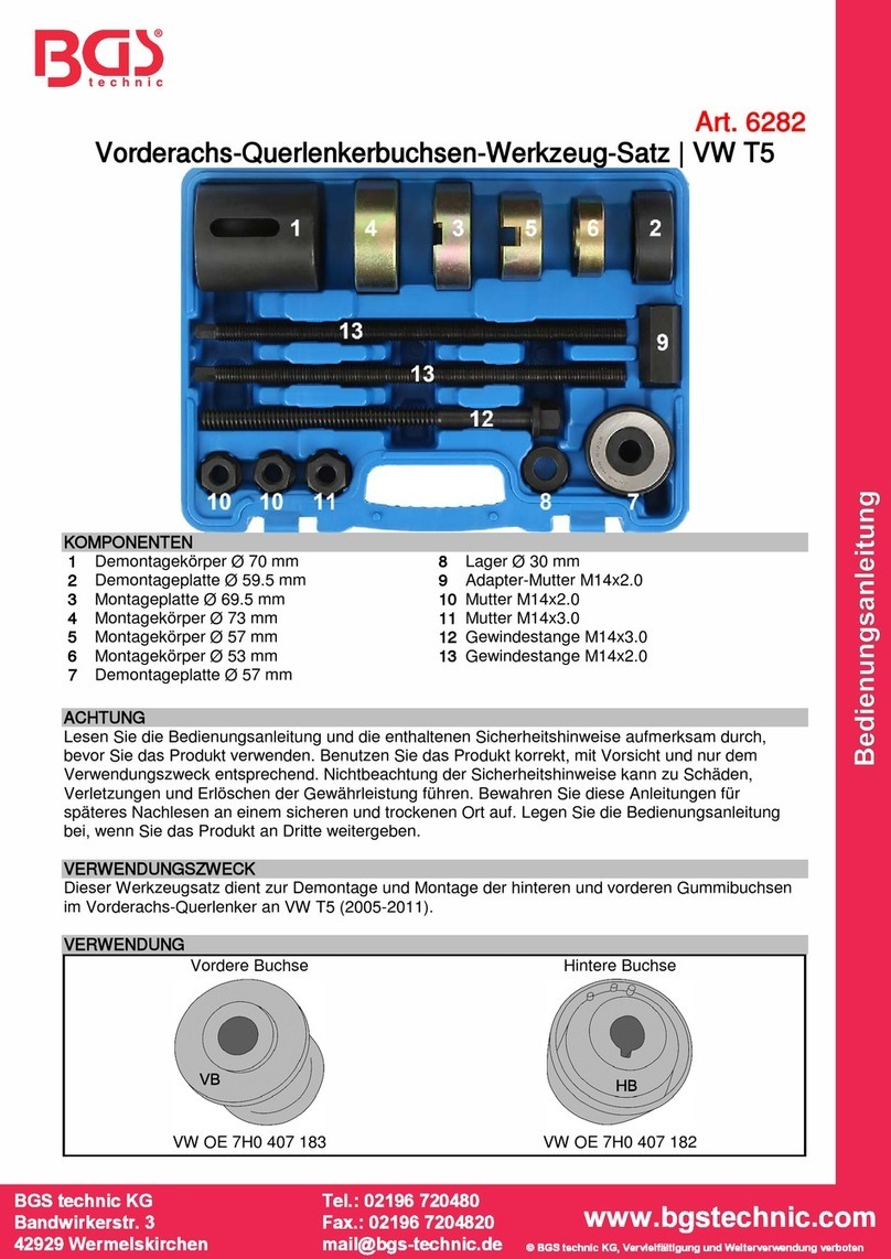 BGS technic 6282 User manual
