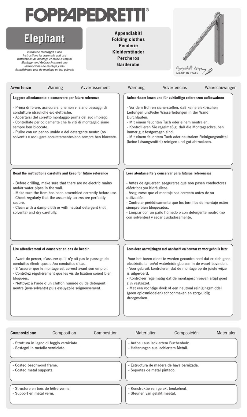 Foppapedretti Elephant Operator's manual