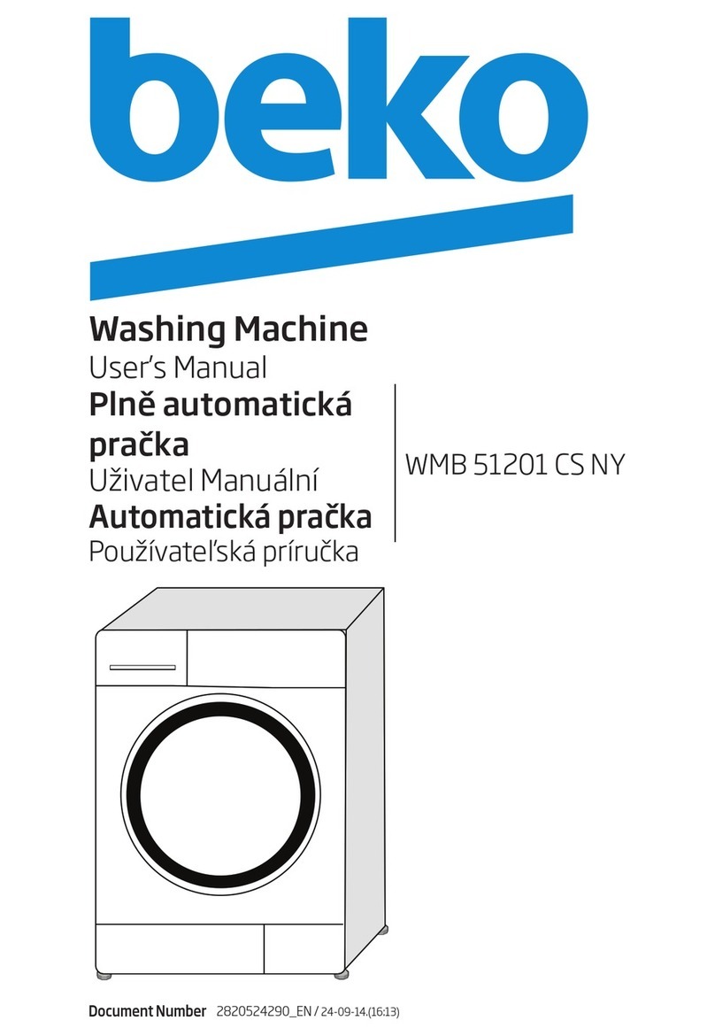 Beko WMB 51201 CS NY user manual