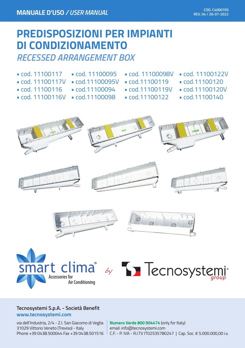 Tecnosystemi smart clima 11100117 User manual