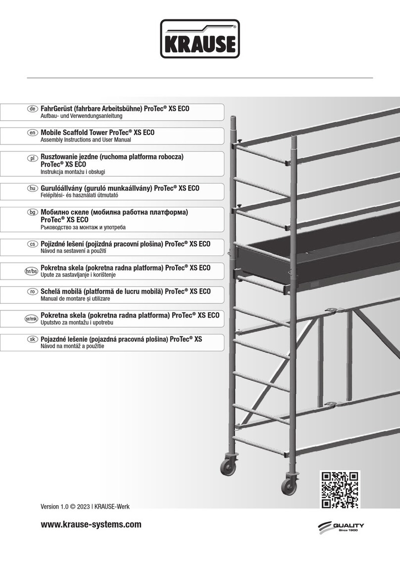 KRAUSE ProTec XS ECO Assembly instructions and user's manual