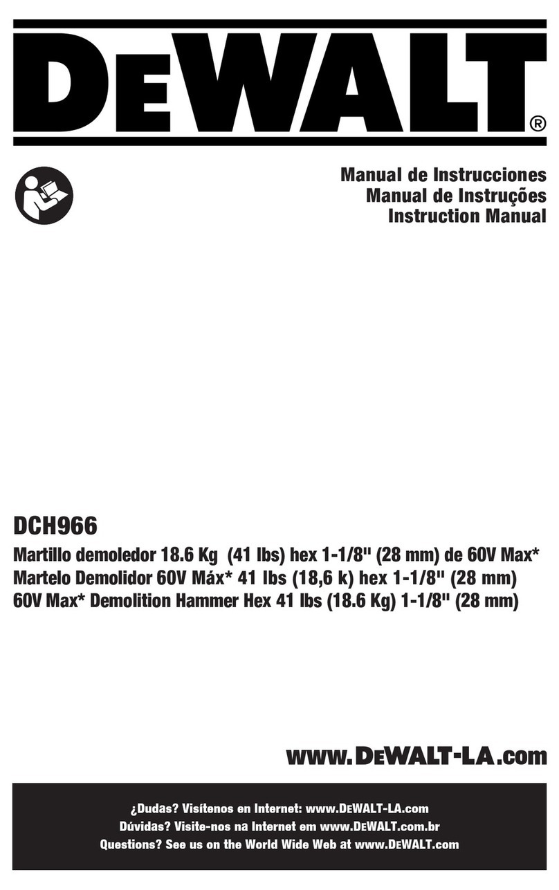 DeWalt DCH966 User manual