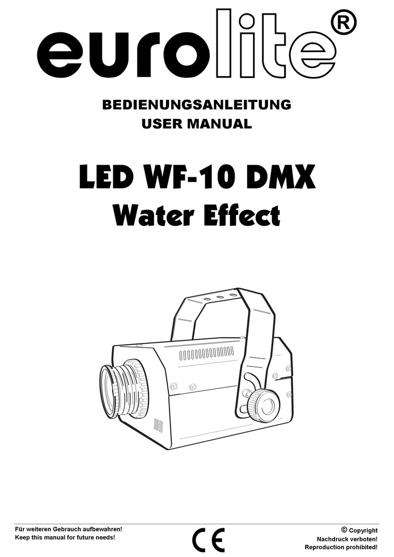 EuroLite LED WF-10 DMX Water Effect user manual