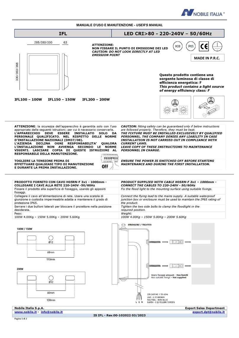 Nobile IFL100 user manual