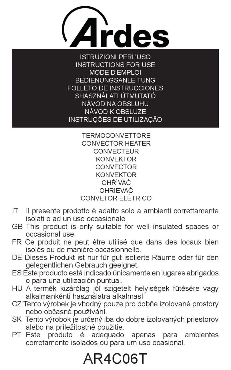 ARDES AR4C06T Instructions for use