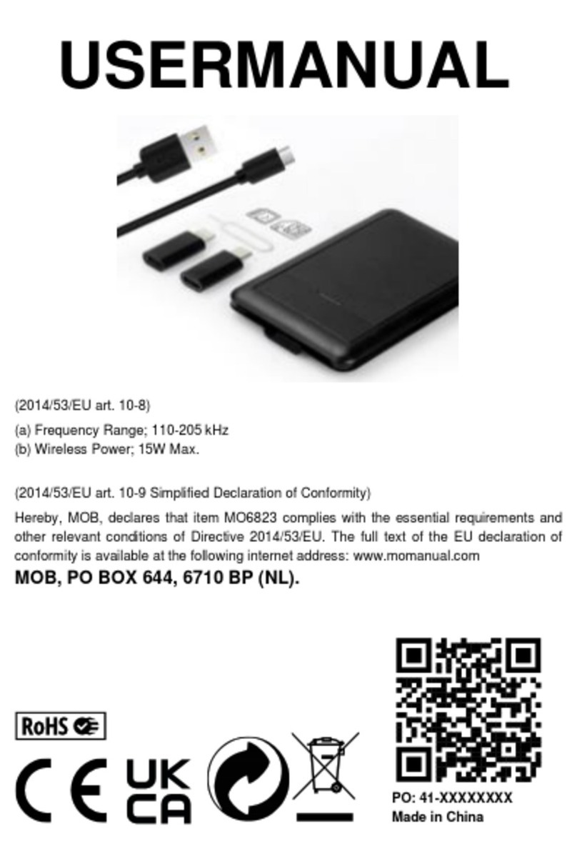 MOB MO6823 user manual