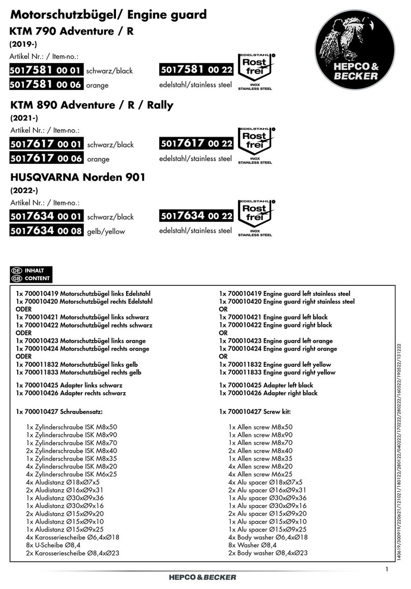 hepco & becker 5017581 00 01 manual