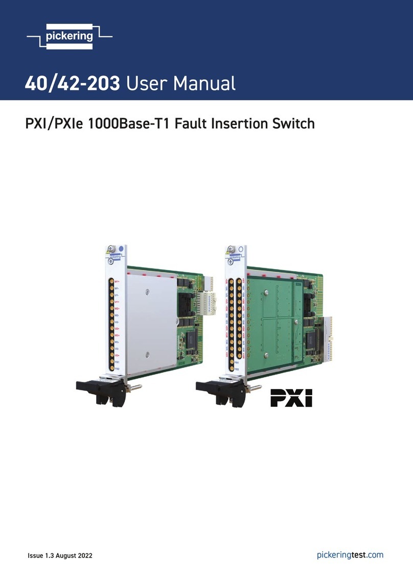 Pickering 40-203 User manual