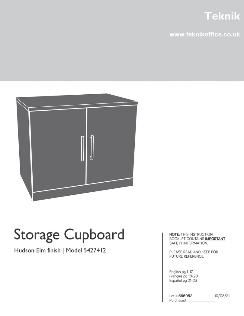 Teknik 5427412 manual