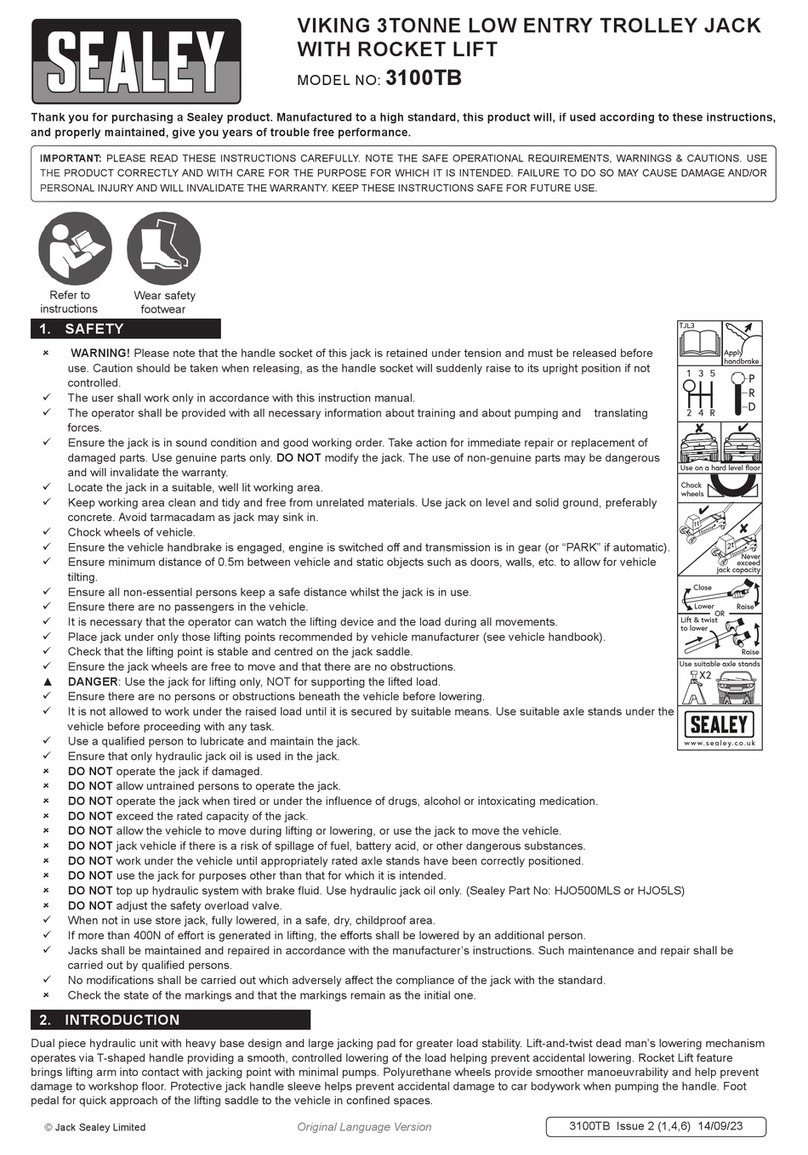 Sealey VIKING 3100TB User manual