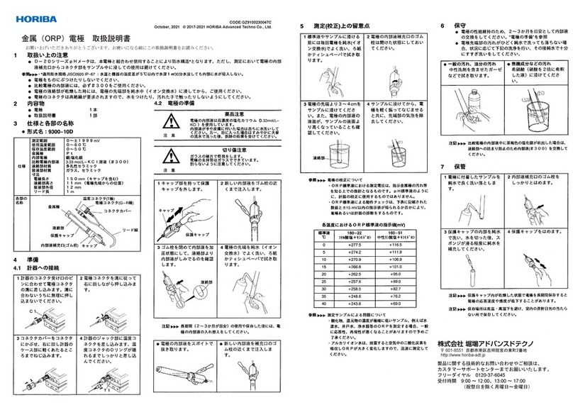 horiba 9300-10D instruction manual
